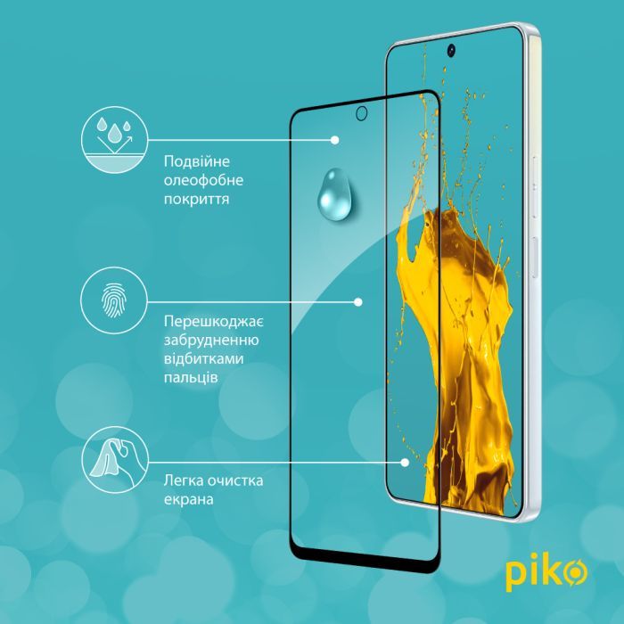 Скло захисне Piko Full Glue Tecno Camon 19/19 Pro (1283126547287) зображення 4