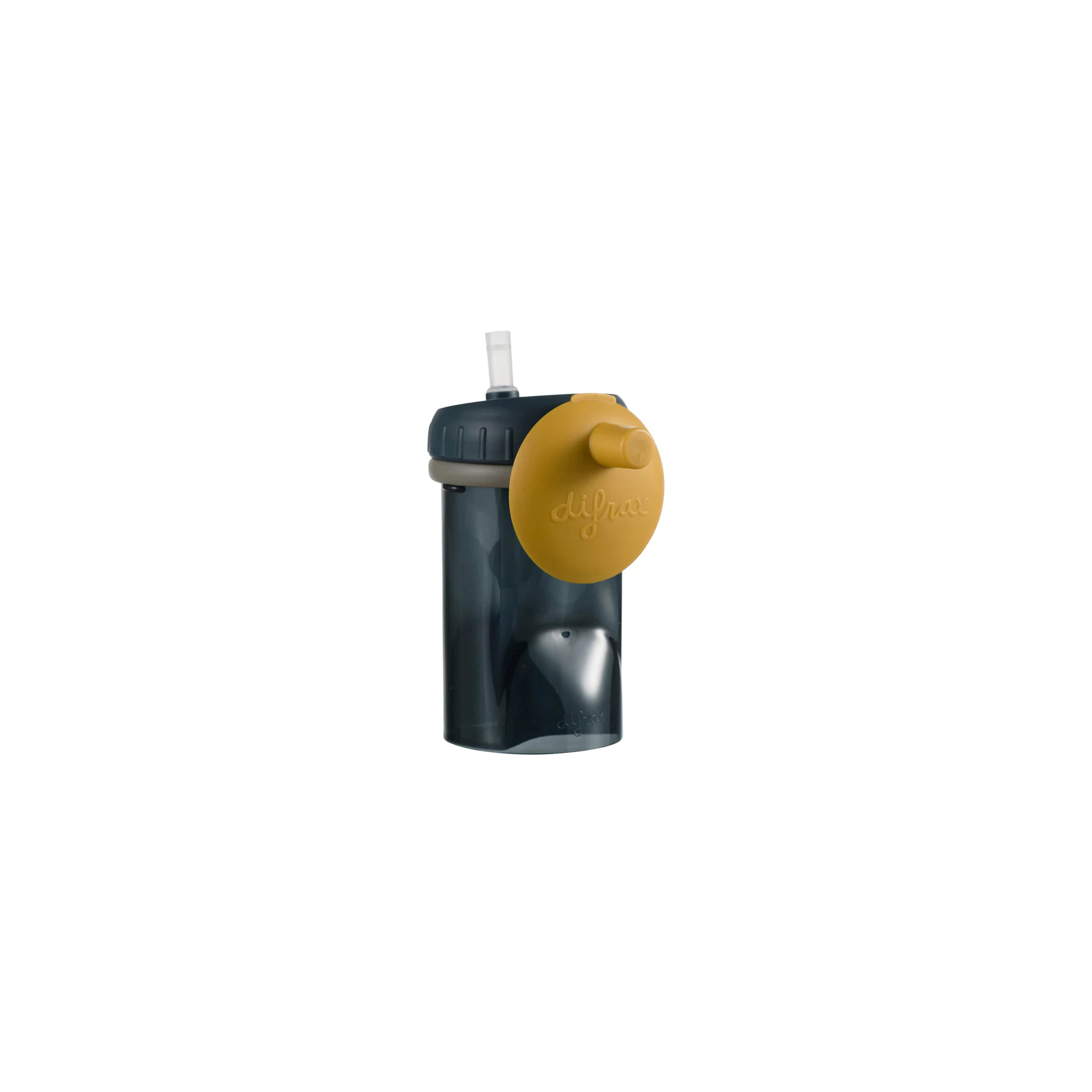 Поильник-непроливайка Difrax Non-Spill, 250 мл із силіконовою соломинкою (1010 Clay)