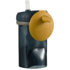Поильник-непроливайка Difrax Non-Spill, 250 мл із силіконовою соломинкою (1010 Clay)