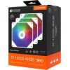 Кулер для корпуса ID-Cooling TF-12025-ARGB-TRIO-SNOW изображение 8