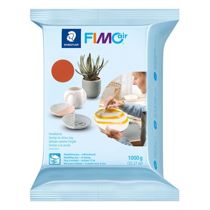 Пластика Fimo Air самозастывающая, 1 кг терракота (4006608806729)