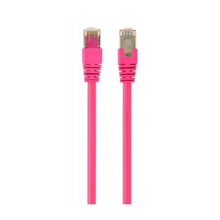 Патч-корд 0.25м FTP cat.6 CCA pink Cablexpert (PP6-0.25M/RO)