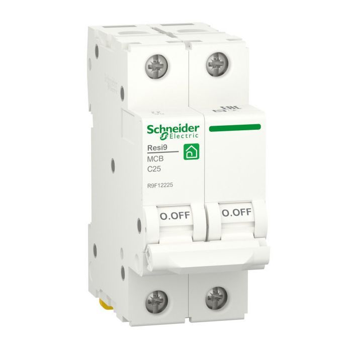 Автоматический выключатель Schneider Electric RESI9 6kA 2P 25A C (R9F12225)