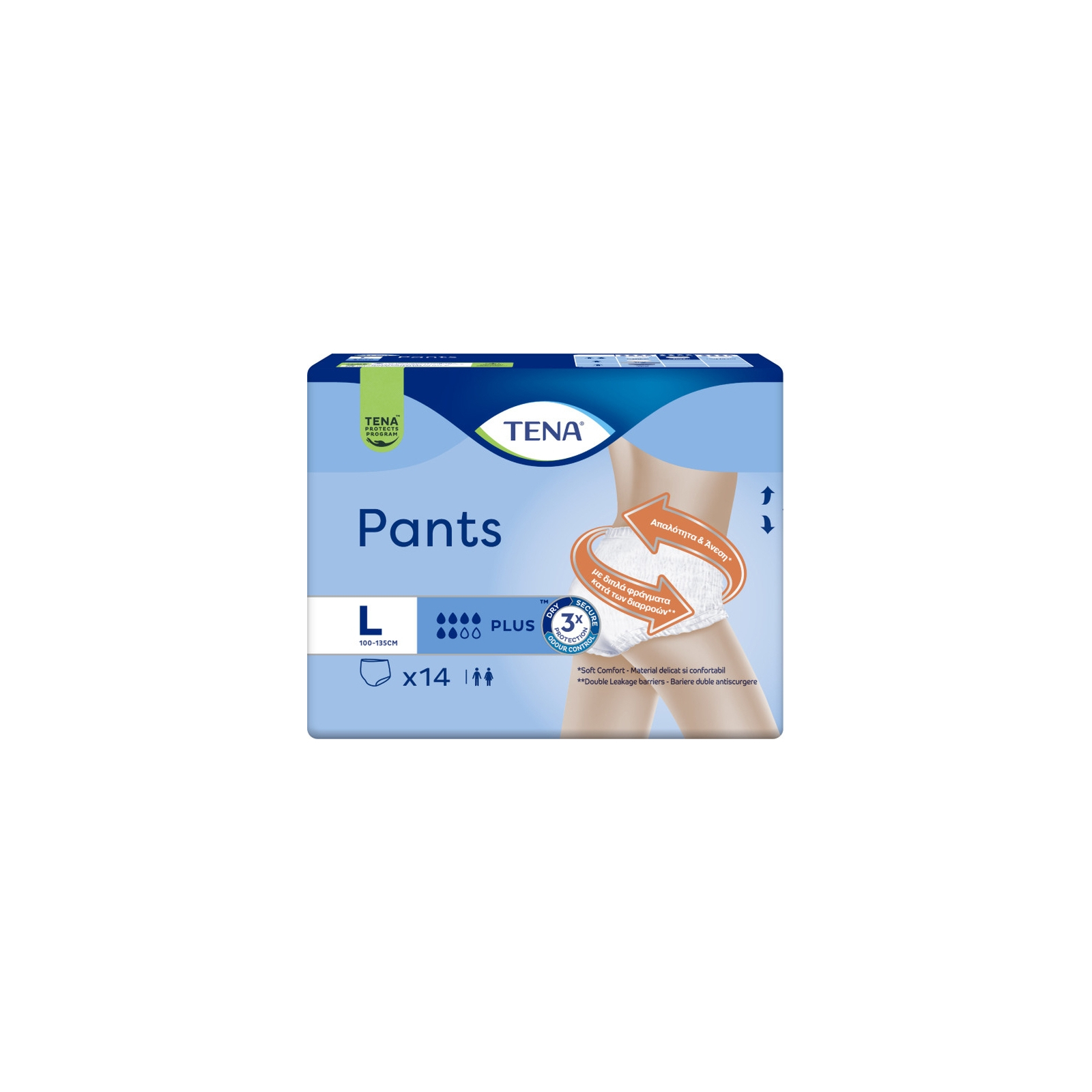 Подгузники для взрослых Tena Pants Plus L 14 (7322541773582)