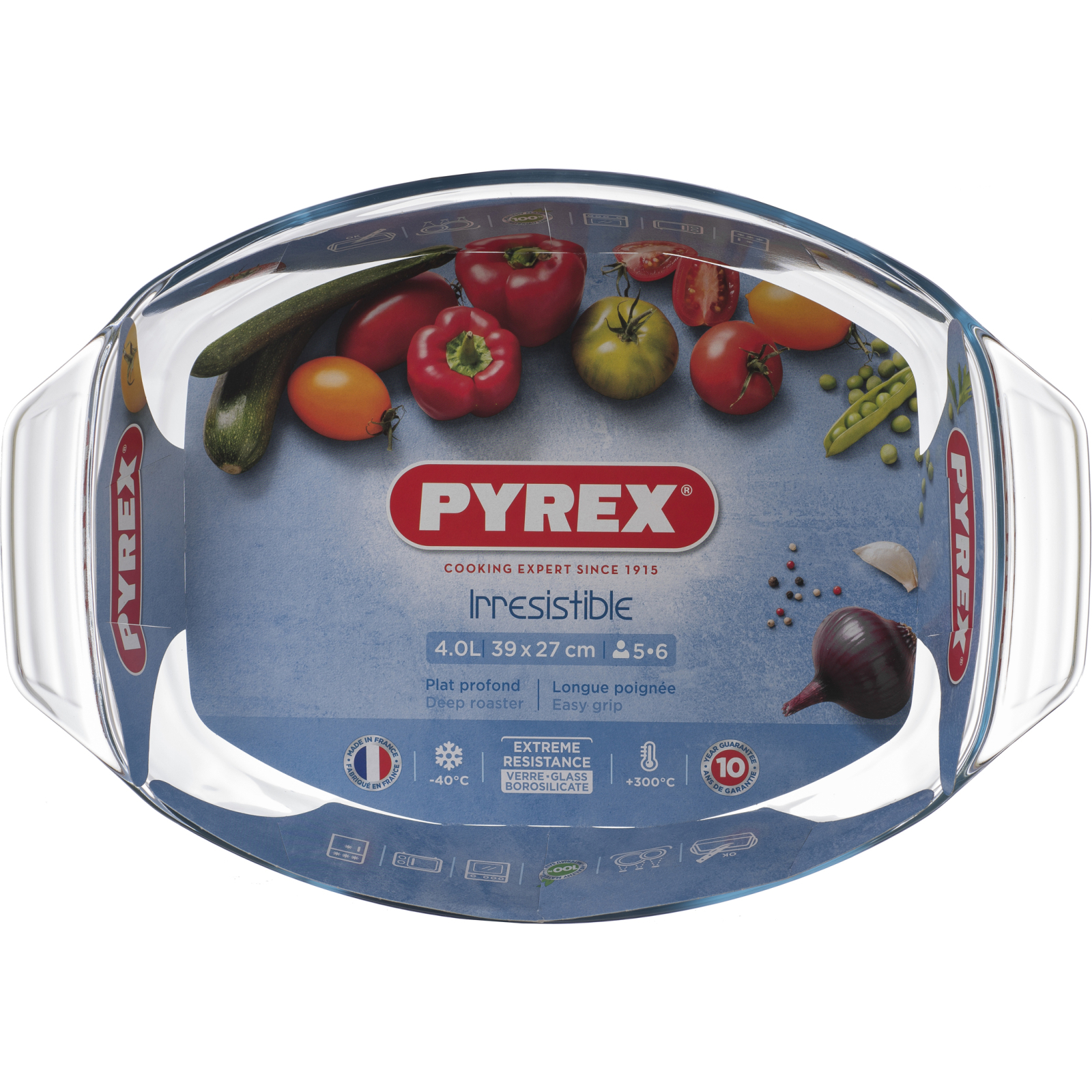Форма для выпечки Pyrex Irresistible овальна 35 х 24 х 6 см 2,8 л (411B000/7646) изображение 6