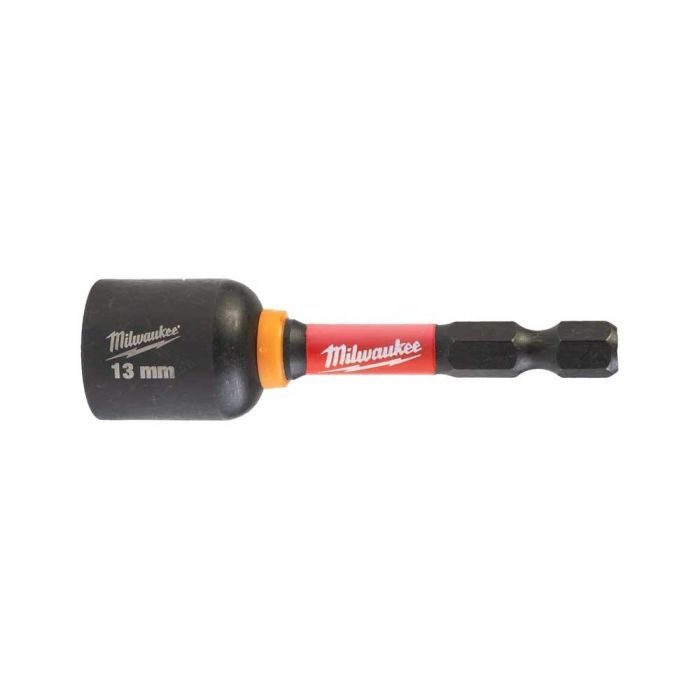 Головка магнитная Milwaukee 1/4", шестигранная, 13 мм Shockwave, ударопрочная (4932492443)