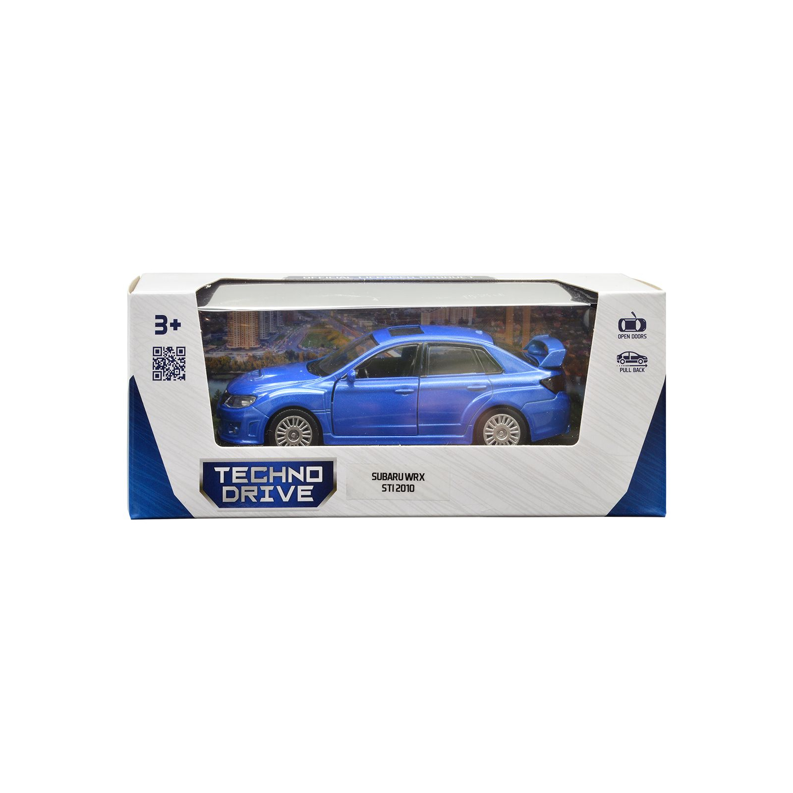 Машина Techno Drive Subaru WRX STI синий (250334U) изображение 11