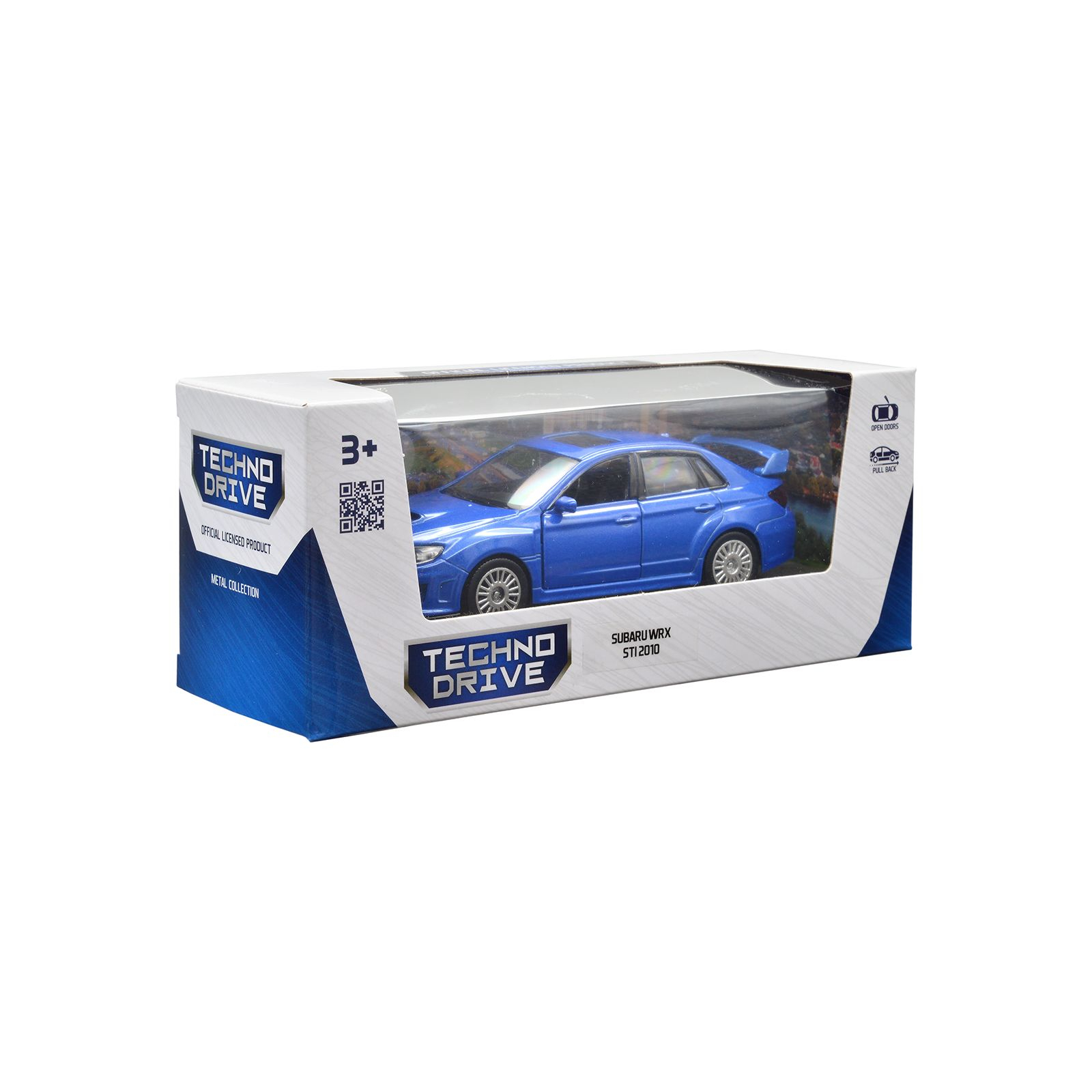 Машина Techno Drive Subaru WRX STI синій (250334U) зображення 2