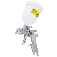 Краскопульт Sigma HVLP 1.3мм (хром) верхний бак, (пласт) (6812131)