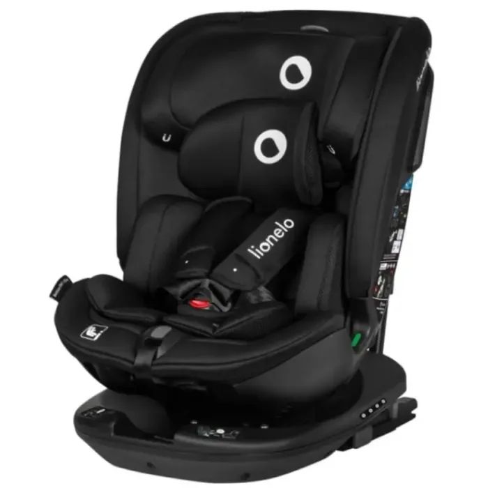 Автокрісло Lionelo Bastiaan RWF i-Size Black Carbon, чорне (LO-BASTIAAN RWF I-SIZE BLACK CARBON)