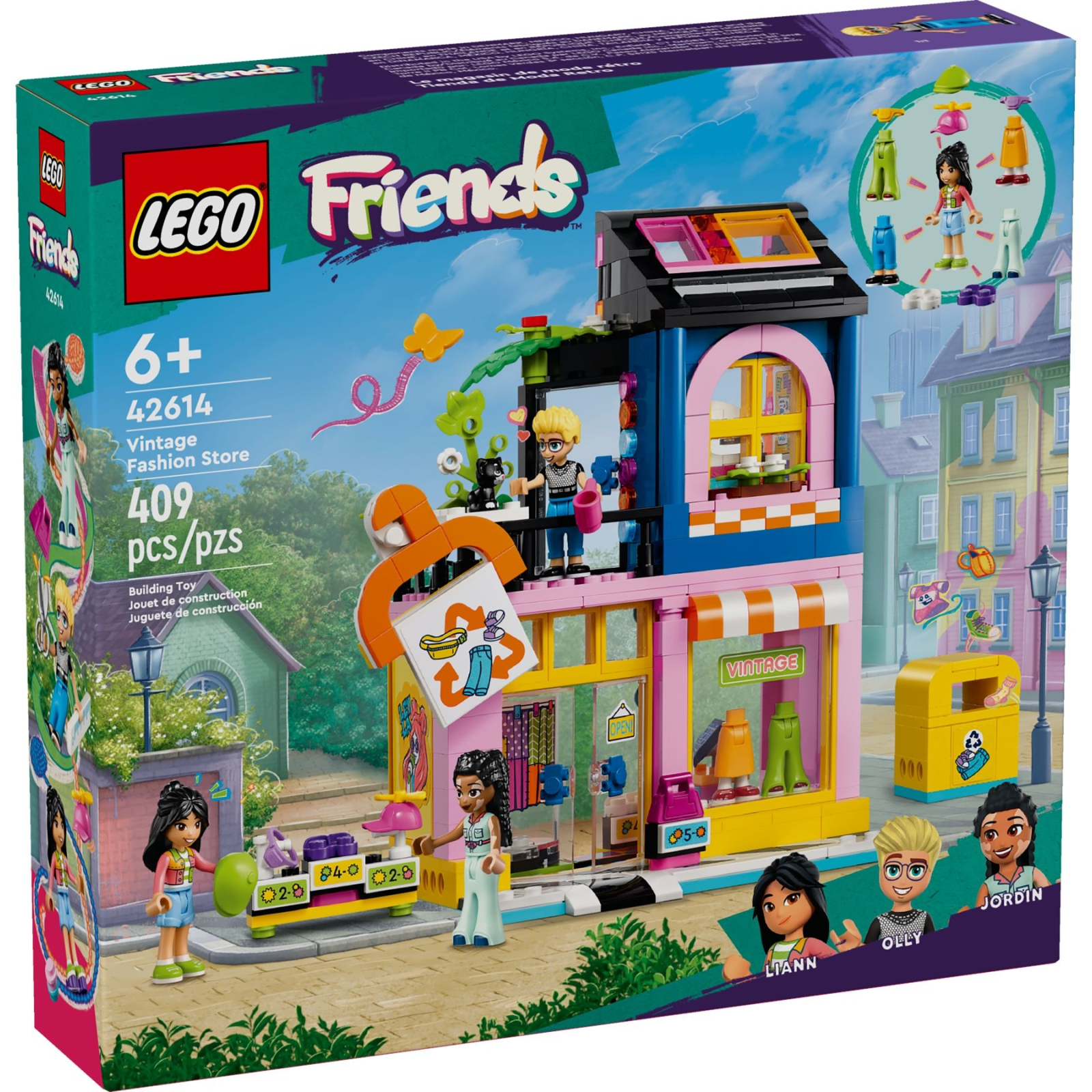 Конструктор LEGO Friends Магазин винтажной одежды 409 деталей (42614)
