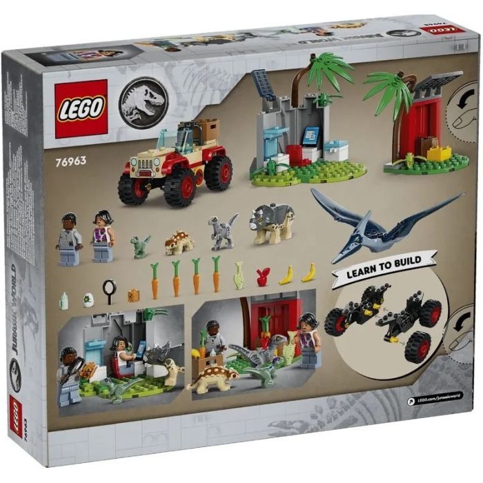Конструктор LEGO Jurassic World Центр порятунку малюків динозаврів (76963) зображення 9