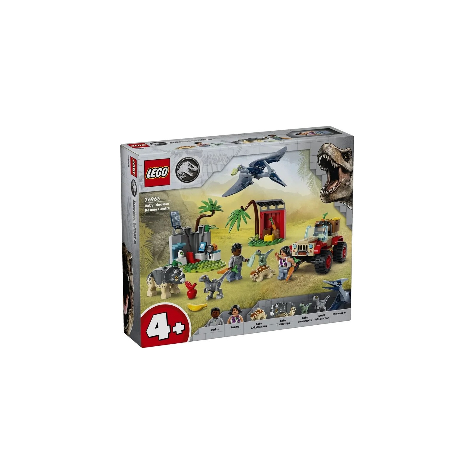 Конструктор LEGO Jurassic World Центр спасения малышей динозавров (76963)