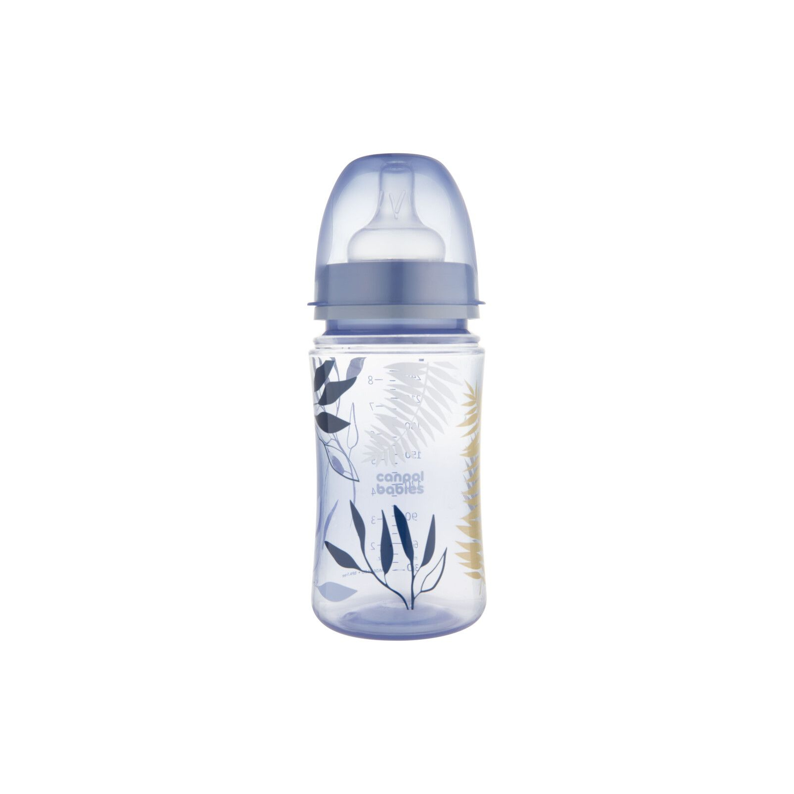 Пляшечка для годування Canpol babies Easystart GOLD 240 мл антикол. з широк, блакитна (35/240_blu)