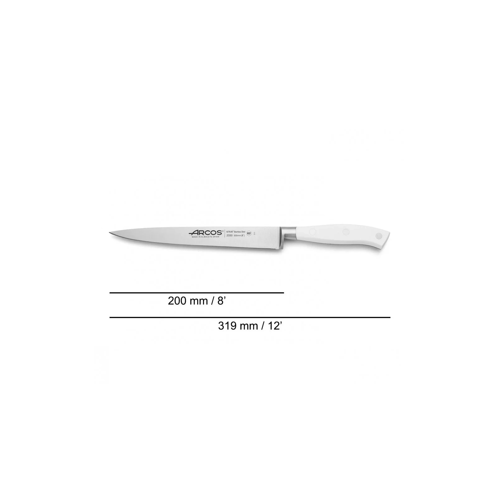 Кухонный нож Arcos Riviera філейний 200 мм (233000) изображение 2