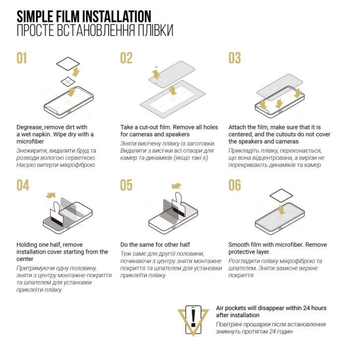 Плівка захисна Armorstandart Anti-spy Xiaomi Poco M6 Pro 4G (ARM74166) зображення 6