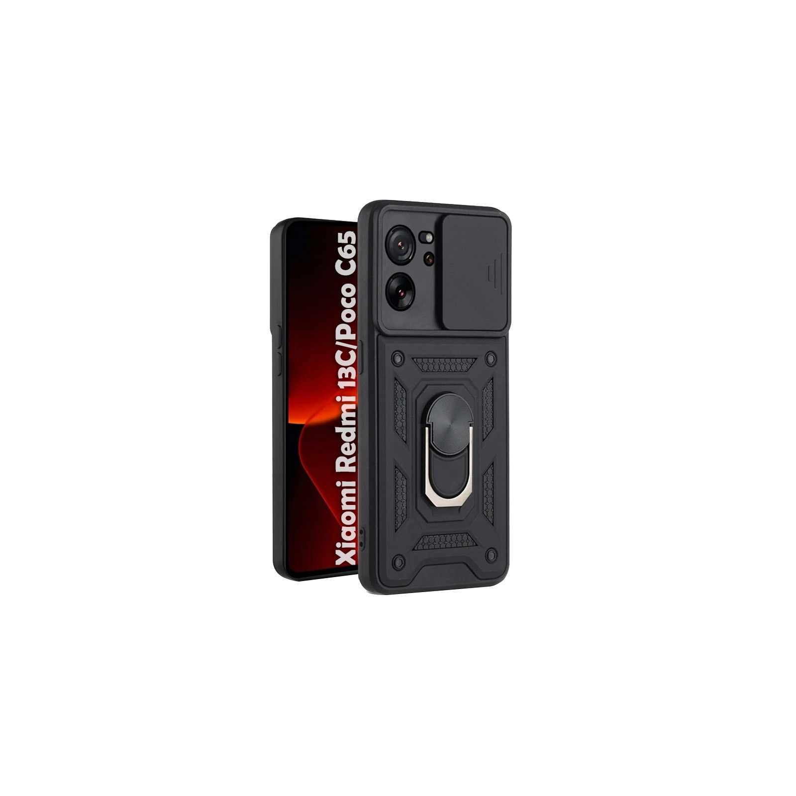 Чехол для мобильного телефона BeCover Military Xiaomi Redmi 13C / Poco C65 Red (710564)