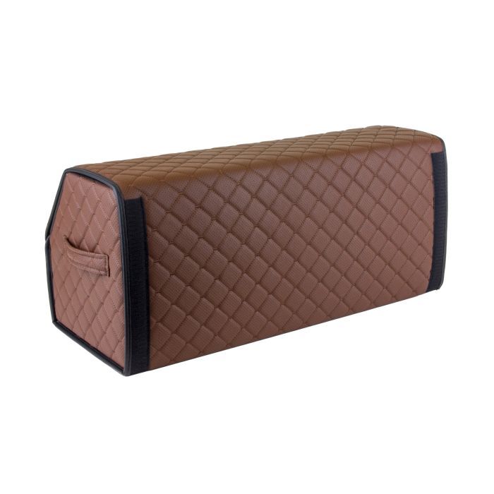 Сумка-органайзер EVAtech ECO L 30x30x65 см коричневая с коричневой нитью (EHECELZZBR) изображение 5