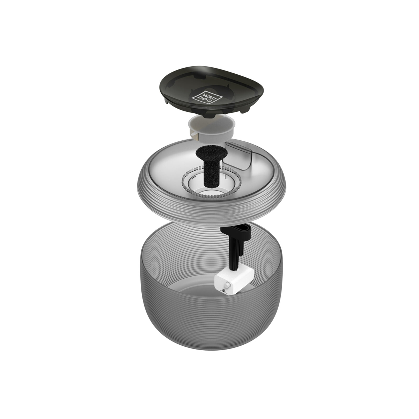 Универсальная посуда для животных WAUDOG Фонтан-поилка автоматический с подсветкой 2.5 л. (5069) изображение 2