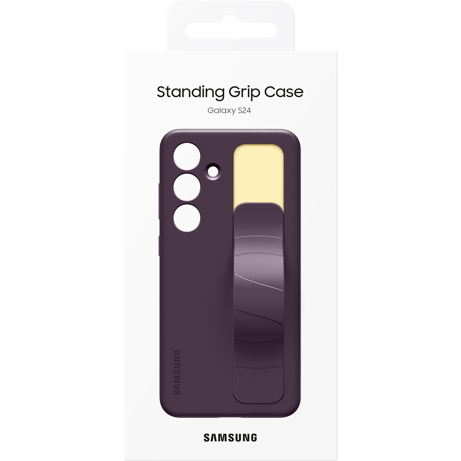 Чохол до мобільного телефона Samsung Galaxy S24 (S921) Standing Grip Case Dark Violet (EF-GS921CEEGWW) зображення 6