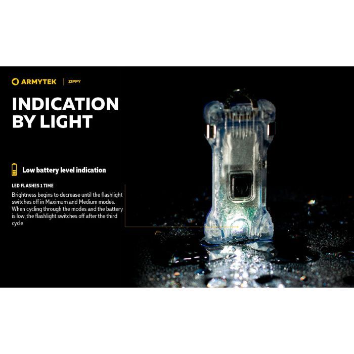 Фонарь Armytek Zippy Yellow (F06001Y) изображение 12