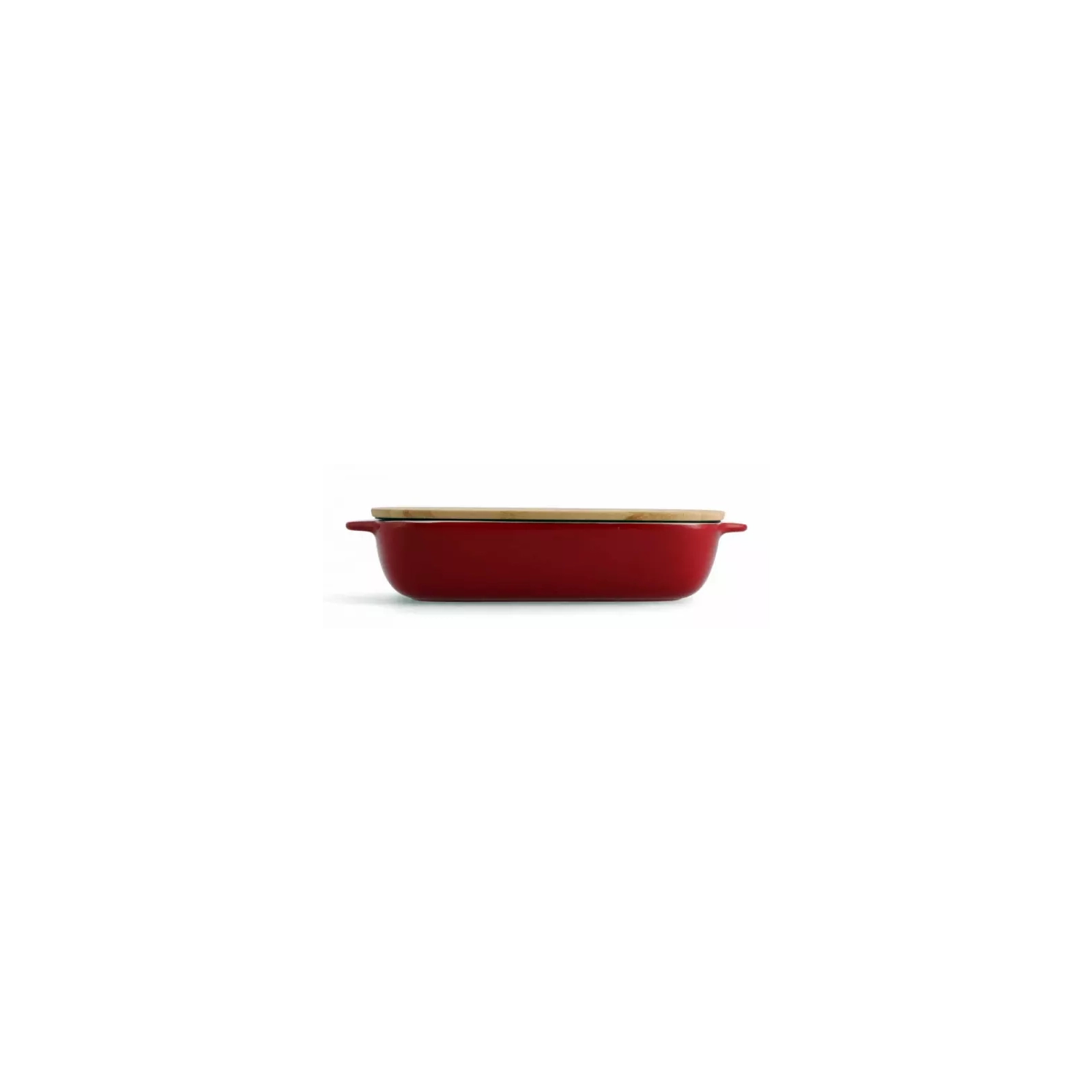 Форма для випікання KitchenAid з кришкою керамогранітна 3,8 л Червона (CC006108-001) зображення 2