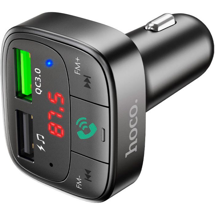 FM модулятор HOCO E59, Black, Box (E59) изображение 4