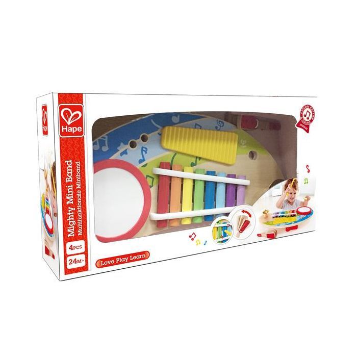 Музыкальная игрушка Hape Детский ксилофон Мини-оркестр 5 в 1 (E0612)