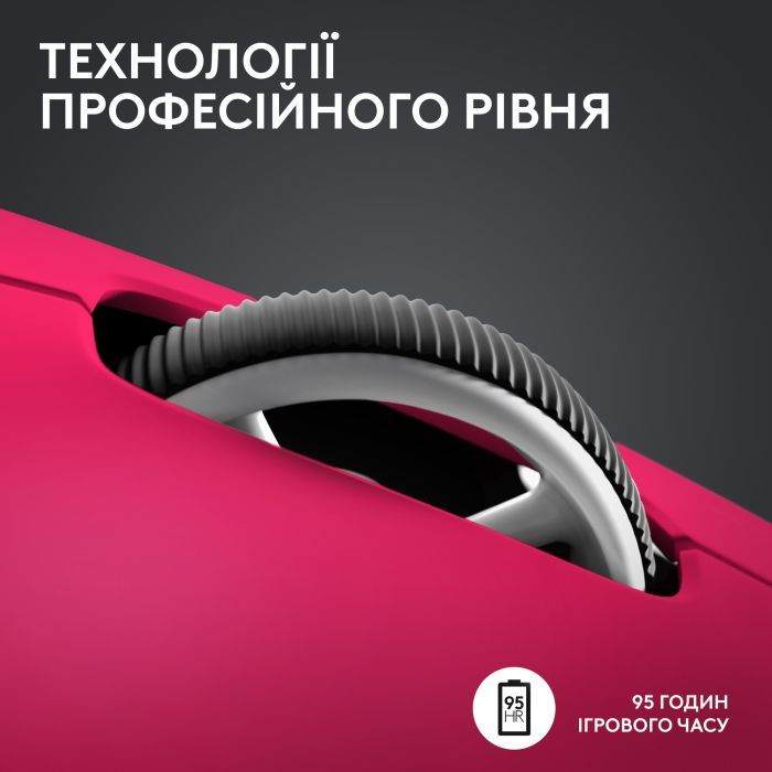 Мышка Logitech G Pro X Superlight 2 Lightspeed Wireless Magenta (910-006797) изображение 12