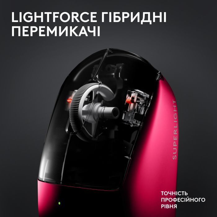 Мышка Logitech G Pro X Superlight 2 Lightspeed Wireless Magenta (910-006797) изображение 7