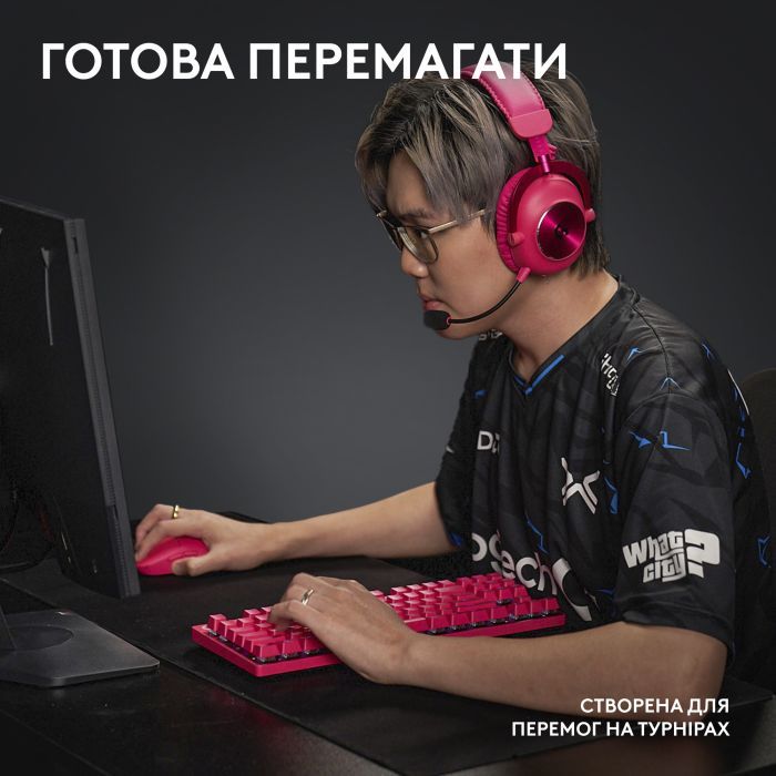 Мышка Logitech G Pro X Superlight 2 Lightspeed Wireless Magenta (910-006797) изображение 8