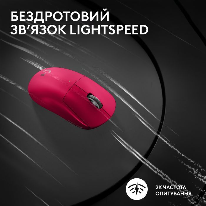 Мышка Logitech G Pro X Superlight 2 Lightspeed Wireless Magenta (910-006797) изображение 9