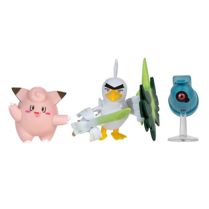 Фігурка Pokemon набір W18 - Клефейрі, Белдум, Сірфетч'д (PKW3057) зображення 2