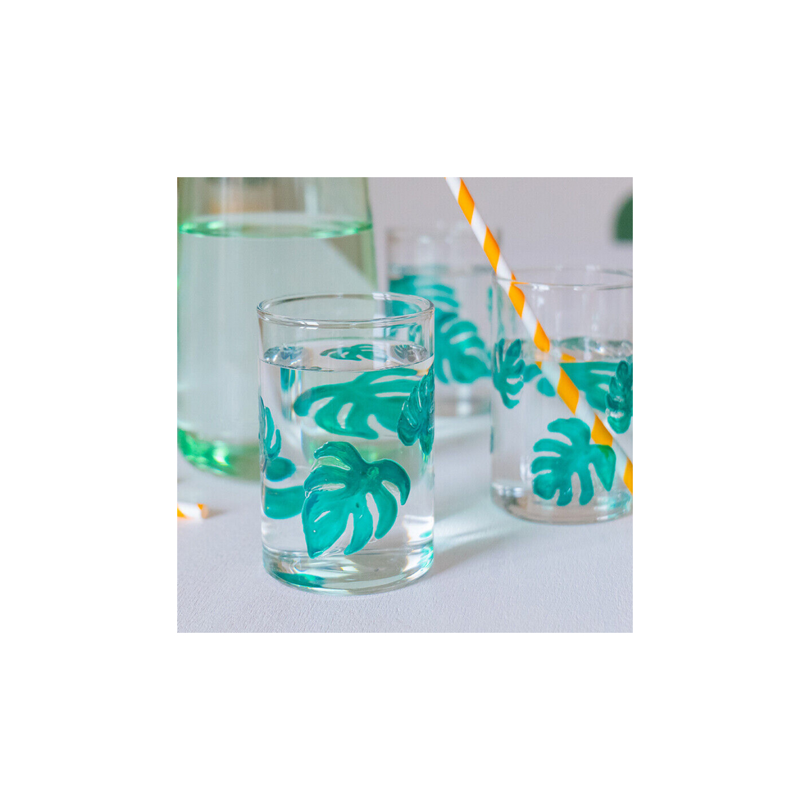Акриловые краски Marabu Porcelain & Glass, глянцевая, Белая (070), 15 мл (4007751972057) изображение 6