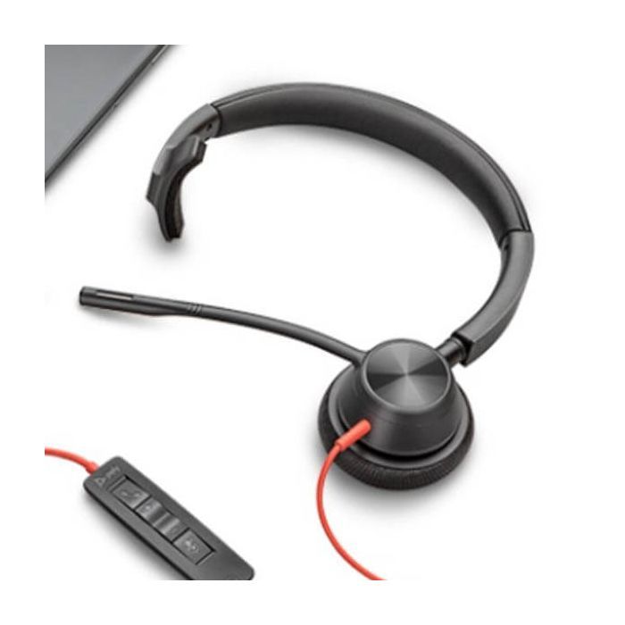 Навушники Poly Blackwire 3310-M USB-A/C (8X216AA) зображення 2