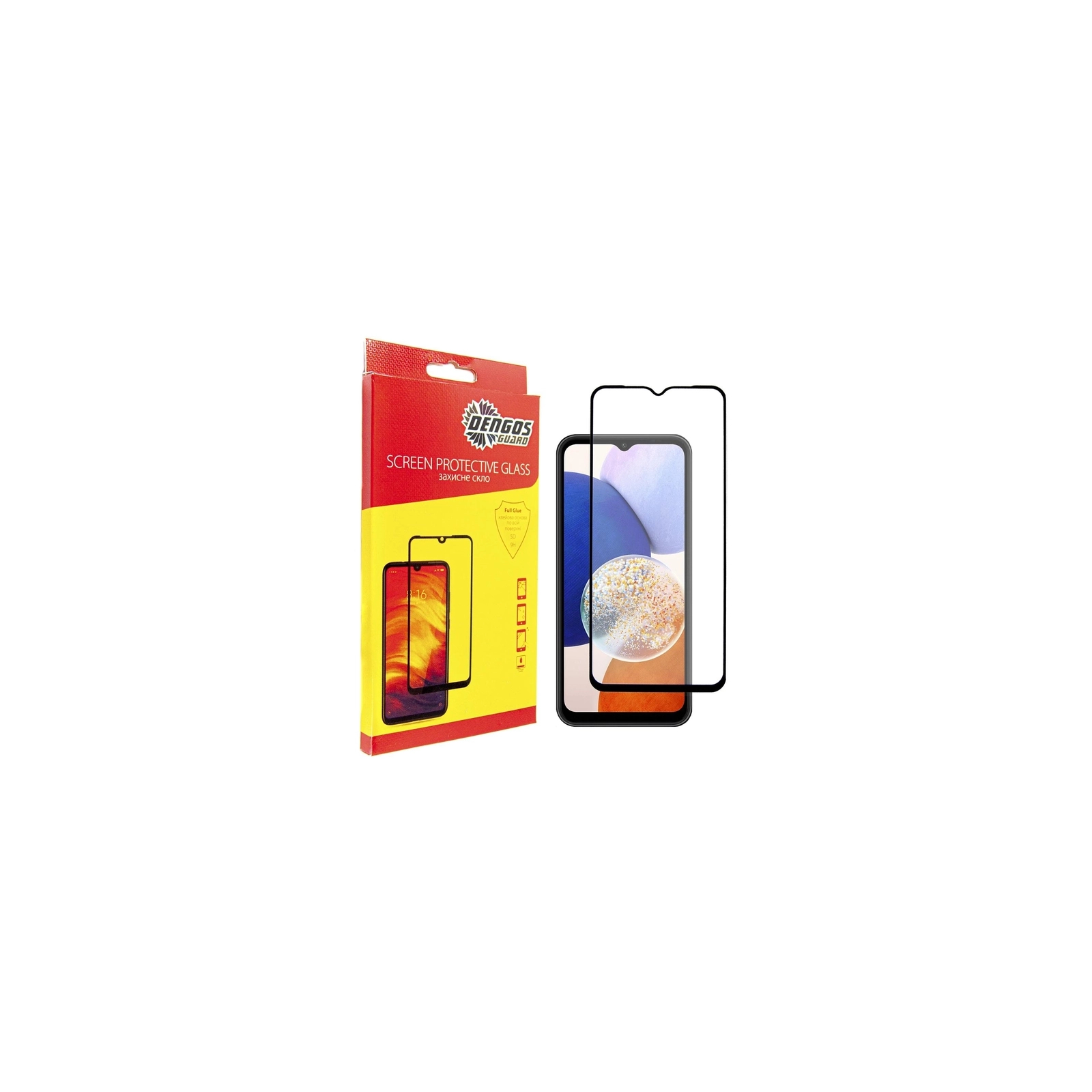 Чехол для мобильного телефона Dengos Kit for Samsung Galaxy A14 5G case + glass (Mint) (DG-KM-14) изображение 4