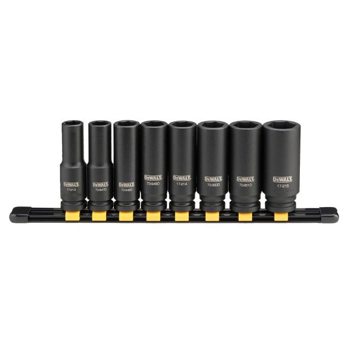 Набор головок DeWALT ударных, 1/2", 8 шт. (DWMT86090-0)