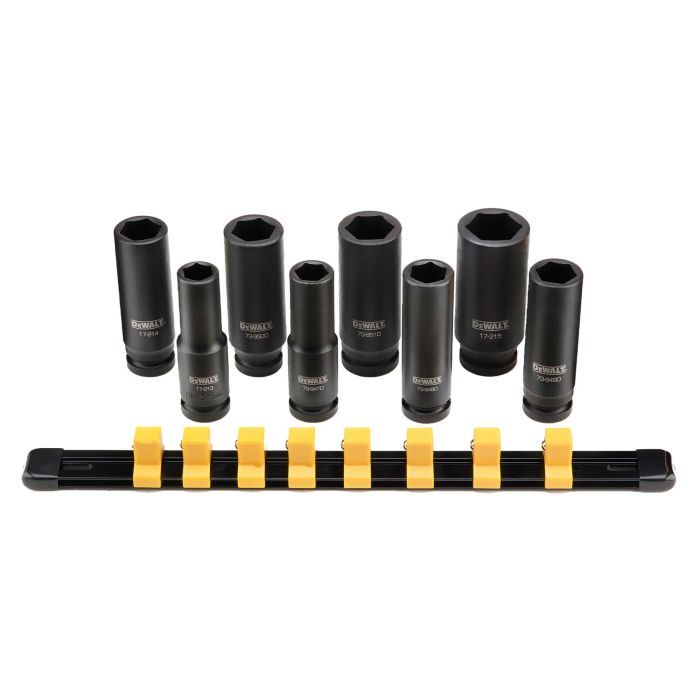 Набор головок DeWALT ударных, 1/2", 8 шт. (DWMT86090-0) изображение 2