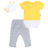 Набор детской одежды Miniworld с жирафом (14625-80G-yellow) изображение 4