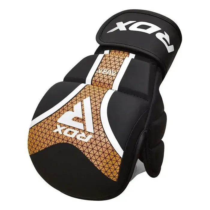 Рукавички для MMA RDX Shooter Aura Plus T-17 Black Golden L (GSR-T17BGL-L+)