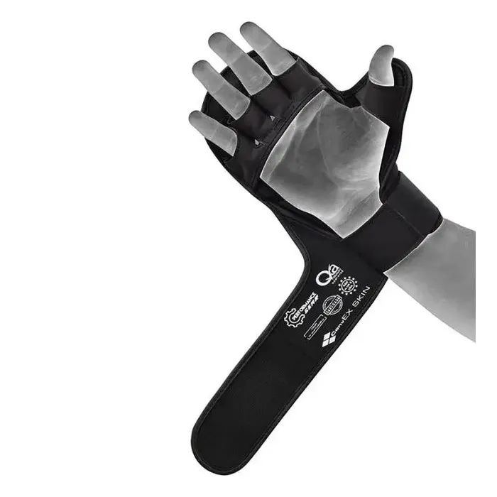 Рукавички для MMA RDX Shooter Aura Plus T-17 Black Golden L (GSR-T17BGL-L+) зображення 3