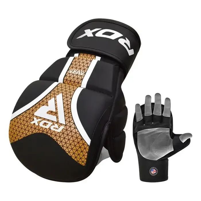 Рукавички для MMA RDX Shooter Aura Plus T-17 Black Golden L (GSR-T17BGL-L+) зображення 4
