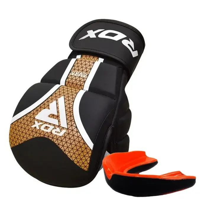 Рукавички для MMA RDX Shooter Aura Plus T-17 Black Golden L (GSR-T17BGL-L+) зображення 5