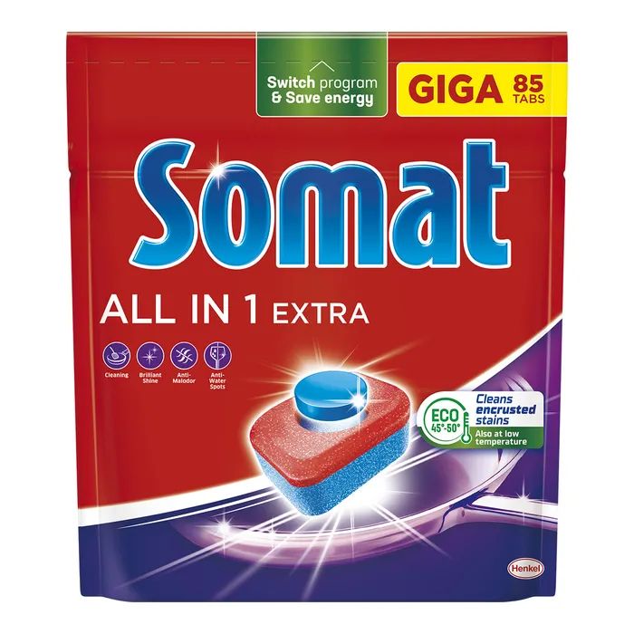Таблетки для посудомоечных машин Somat All in 1 Extra 24 шт. (9000101809466)
