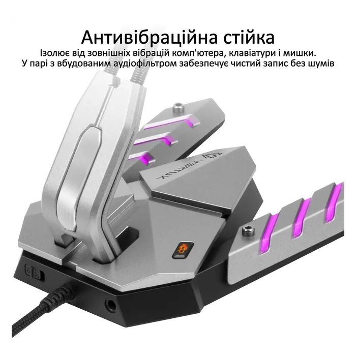 Микрофон Vertux Streamer-3 LED USB Black (streamer-3.black) изображение 2
