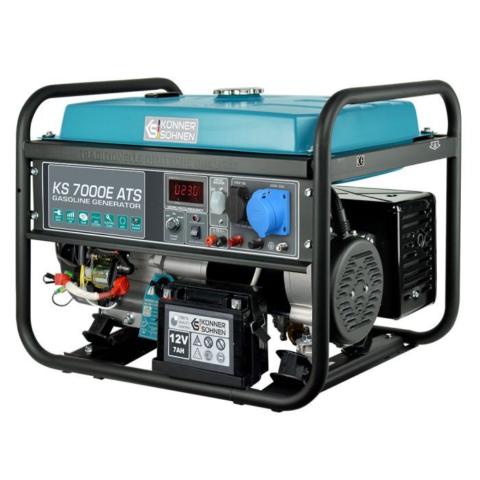 Генератор Konner&Sohnen KS 7000E ATS, 230V, 5.5kW, АВР(ATS), электростартер, 76.8кг (KS7000EATS) изображение 5