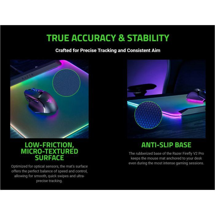 Коврик для мышки Razer Firefly V2 Pro White (RZ02-04920200-R3M1) изображение 9