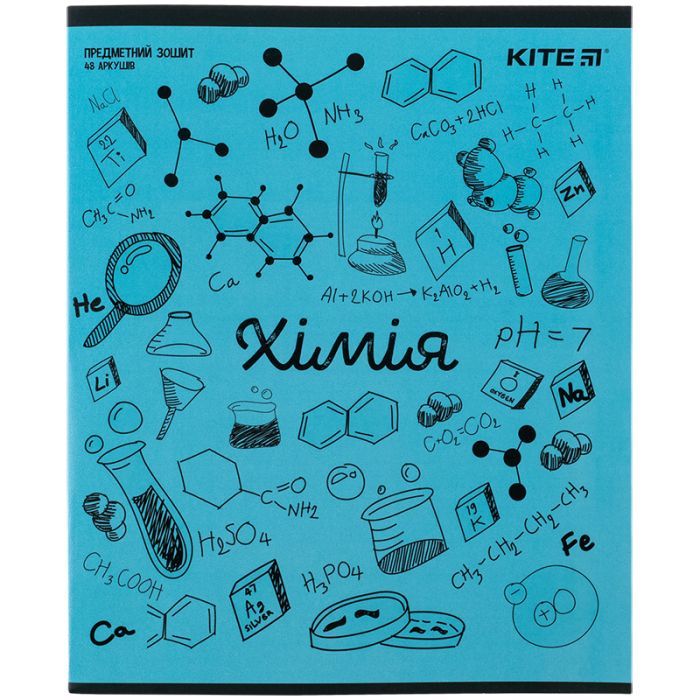 Тетрадь Kite предметная Sketch 48 листов, химия клетка (K24-240-22)