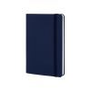 Книга записная Optima А5 VIVELLA, мягкая обложка, резинка, белый блок линия, темно-синий (O27104-24)