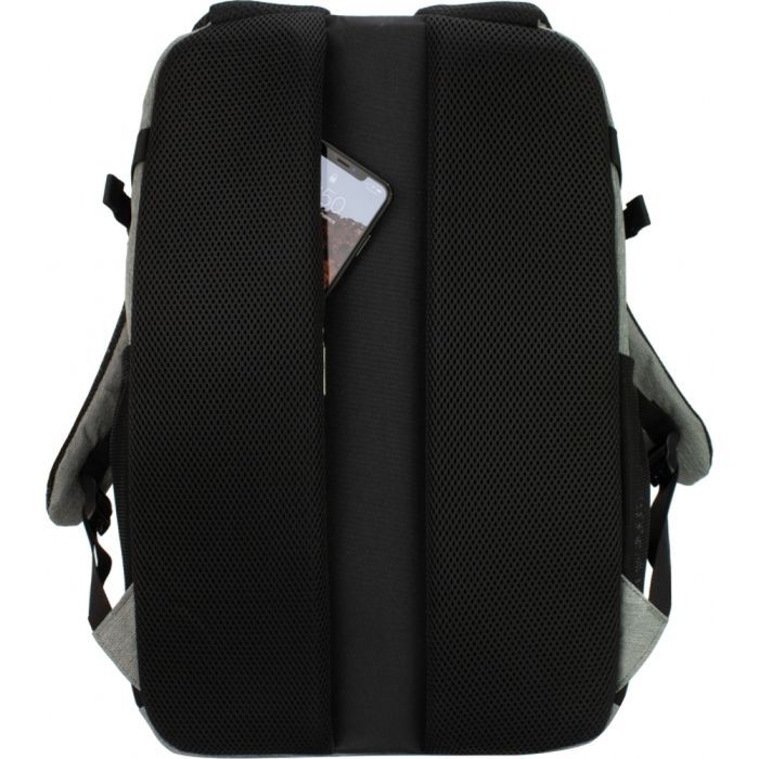 Рюкзак шкільний Optima 18.5" 2 в 1 Сірий (O96908-02) зображення 3